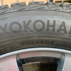 【美品】スタッドレス付き15インチアルミホイールの画像