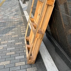 木製パレット2枚(廃材)と仕切り板の画像