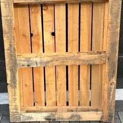 木製パレット2枚(廃材)と仕切り板の画像