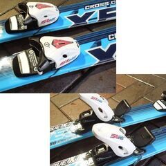 XERES CROSS CARVE X7 100cm ジュニアスキー キッズスキー ブルー ビンディング付き板 セレス 札幌市 東区 新道東店の画像