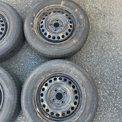 【値下げ・即引取OK】車検用 GB3 フリード 純正鉄チン＋夏タイヤ4本 185/70R14・2019年製の画像