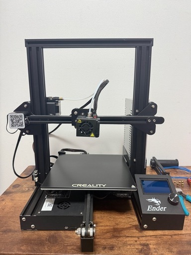 Creality Ender-3 初代 3Dプリンター／消耗品新品交換済・付属品あり・未開封PLA1kg付・すぐ使えます