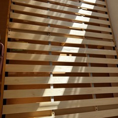 ダブルベット　マットレス　フレームセットの画像