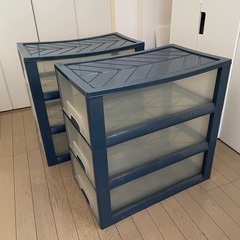 衣装ケース3段　2個の画像