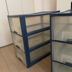 衣装ケース3段　2個の画像