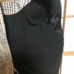 長袖かっぽう着　トップス　エプロン　裏地ありの画像