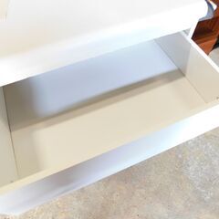 【JM950】食器棚 レンジ台 キッチン収納 ホワイトの画像