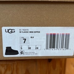 UGG厚底ブーツ24cmの画像