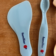 ベビー　木製スプーン　フォーク　などの画像