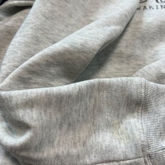 新品有りグレー裏起毛丸首スウェット暖か素材トレーナーセットの画像