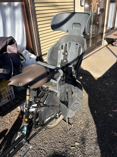 前後チャイルドシート付きシティサイクル