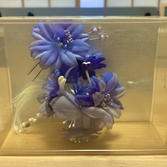 ★着物セット★ 花飾り×肌襦袢の画像