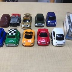 プルバックミニカー11台セットの画像