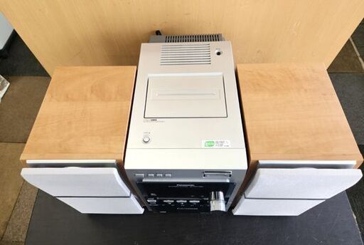 パナソニック CD/MD/カセット/ラジオ ミニコンポ SA-PM710SD 2005年製 リモコン付き ステレオシステム Panas