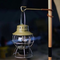 真鍮ランタンハンガー　キャンプの画像