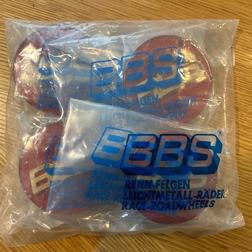 BBSホイール用のセンターキャップ新品未使用、未開封 4個セット