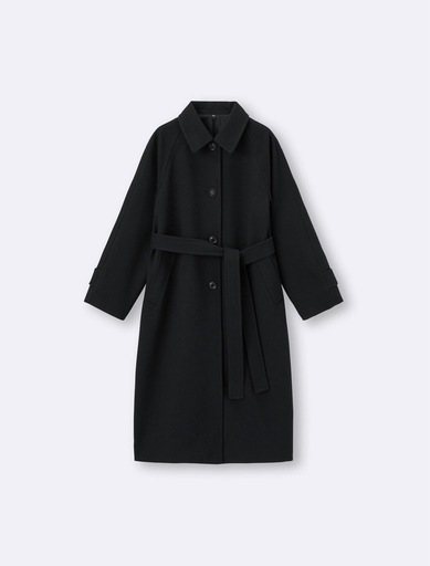 GU コージーメルトンバルマカーンコート+EC丈長め3XL 新品未開封 ブラック
