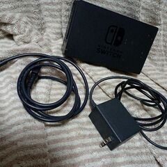 switchドック、ACアダプタ、ケーブル
