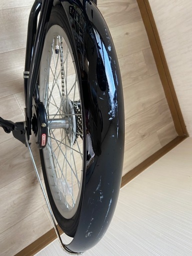 折りたたみ自転車　カゴ付き