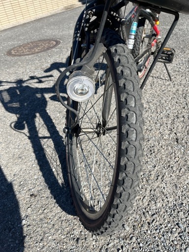 【ブリヂストン】ジュニア向け自転車 22インチ　黒×赤｜中学生進学に伴う買い替え