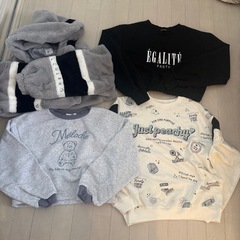 フラッフィーアウター美品！他スウェット３点の画像