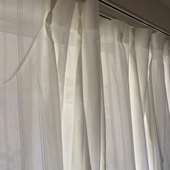 遮光カーテン2枚&レース2枚セット ◆丈140cm幅100cmの画像