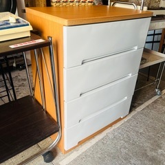 木天板 ホワイト チェスト 3段 収納 引き出し 収納家具 wo...