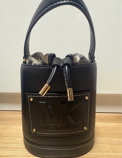 2wayマイケルコーストートバッグMICHAELKORS 黒カバンロゴカバン