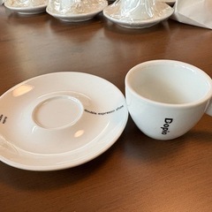 未使用　　エスプレッソカップ&皿の画像