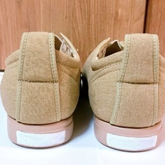 【急募】　介護用シューズ　あゆみセンターゴムⅡ ベージュ Sサイズ 21.0~21.5cmの画像