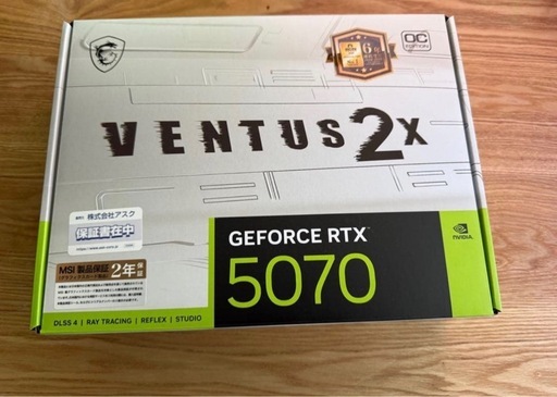 パソコン MSI GEFORCE RTX 5070 VENTUS 2X