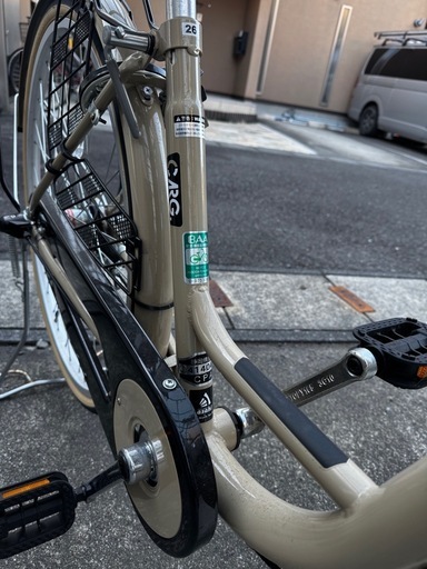 26インチ　自転車　　通学用