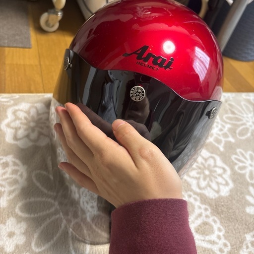 Arai クラシックSW ホンダ純正カラー（メタリックレッド）ジェットヘルメット