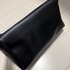 【引き渡し限定】未使用/新品/合皮ボディバッグ/黒の画像