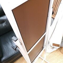 レトロ調 スタンドミラー 姿見 ホワイト キャスター付き 中古 西岡店の画像