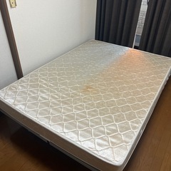 【（ダブル）スプリングマットレス ilena製】