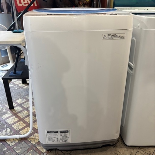 SHARP　5.5㎏全自動洗濯機　2014年製　ES－GE55P　分解洗浄済み　一か月保証付き　【リサイクルショップ道楽屋】