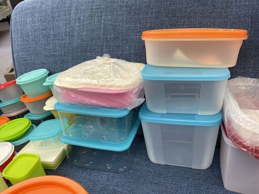 タッパーウェア 約60個以上 大量 まとめ売り 四角 丸 密閉容器 Tupperware 店頭引き渡し歓迎 札幌市手稲区 タッパーウェア 約60個以上 大量 まとめ売り 四角 丸 密閉容器