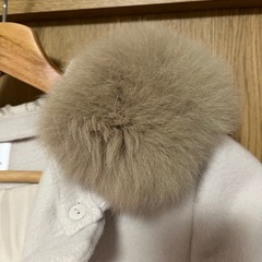 Mew's Refined Clothes ファー付きロングコートの画像