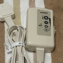 【受け渡し予定者決定】【中古】電気しき毛布 LIFEJOY  JSB401Bの画像