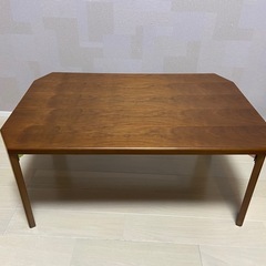 リビング折れ脚センターお手入れ簡単 折りたたみテーブル