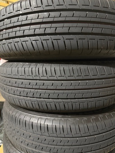 最終価格！　25年製！155/65r14 バリ山　エコピア　BSタイヤ　25年製　軽自動車　タイヤホイールセット　ワゴンR  スズキ車