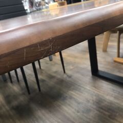 【ジャングルジャングル広陵店】家具　テーブル　ウォールナット　ナインⅡ　【ジモティー特別価格！！】の画像