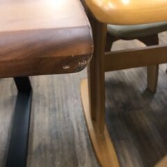 【ジャングルジャングル広陵店】家具　テーブル　ウォールナット　ナインⅡ　【ジモティー特別価格！！】の画像