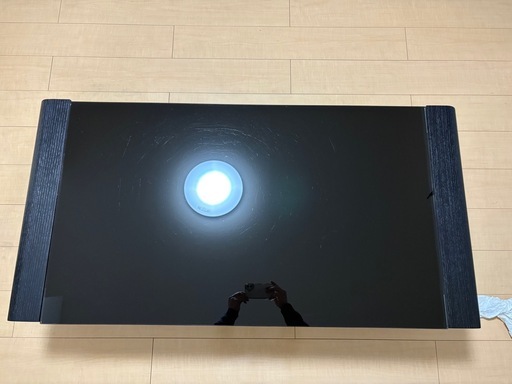 センターテーブル　ローテーブル　高級　モダン　木製　ブラック【値引き交渉可】2/7.8限定で20%オフにします