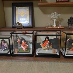 日本人形　羽子板などの画像