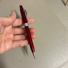 【美品】CROSS センチメント スカーレットレッド ハート型チャーム付きの画像