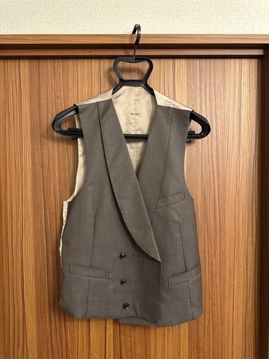 VITALE BARBERIS CANONICO 3ピーススーツセット茶系グレー