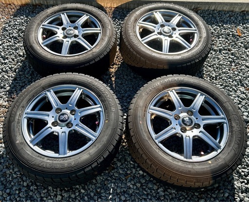 中古　175/65R14 ホイール付きスタッドレスタイヤ4本 楽天市場】175 65r14 ホイールセット 中古（P.C.D（mm）100