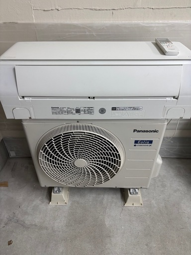 ?美品中古❗️上位モデル nanoeX?取付込?お掃除ロボ付き❄️簡易クリーニング済✨️中古 パナソニック Panasonic CS-